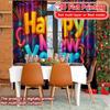 Современные Плоскопечатные Занавески Newyearjoy Прочные Полиэстеровые Подарки Идеальны для Гостиной Дома Светофильтрующий Комплект из 2 штук Отличный Декор