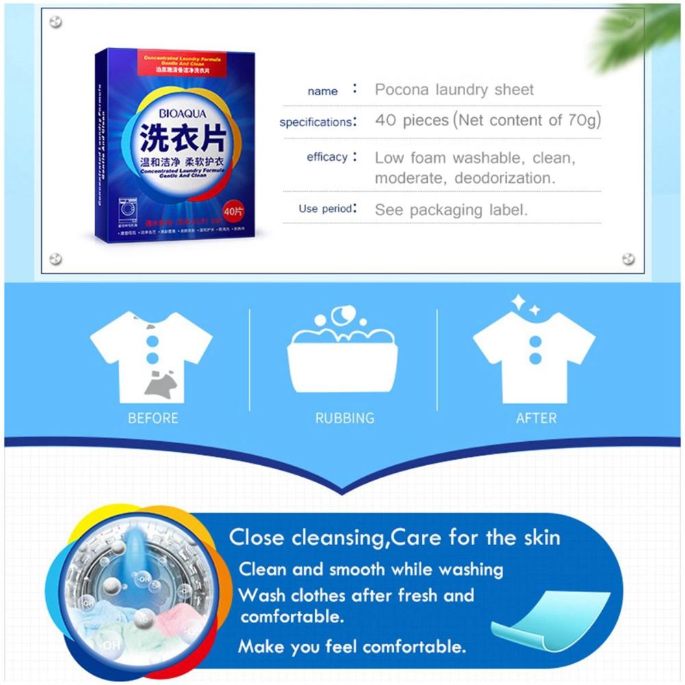 Concentrated For Washing Machine Washing Powder Cleaning Suppiles Cleaner Laundry Detergent Sheet