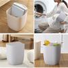 Household Lidless Trash Can Living Room Bedroom Kitchen Toilet Trash Basket