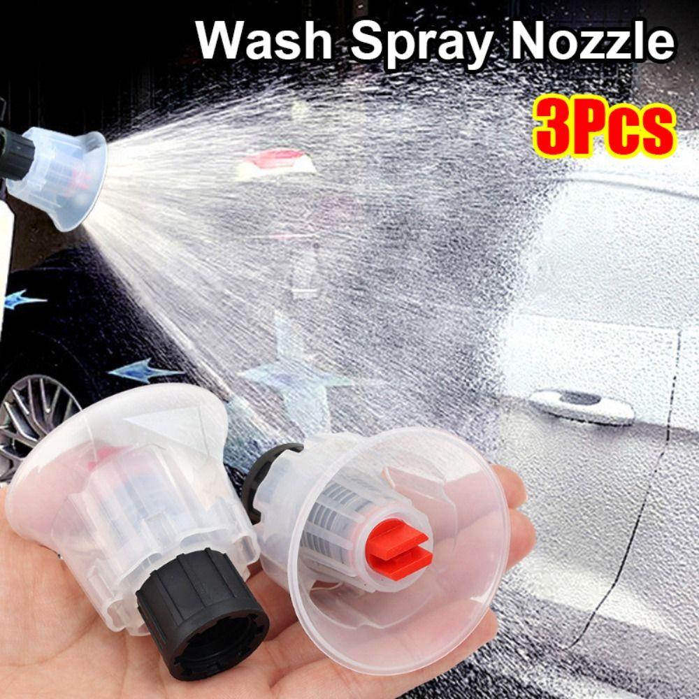 3Pcs With Pressure Reducing Valve Wash Spray Nozzles Internal Thread Auto Accessories  Car