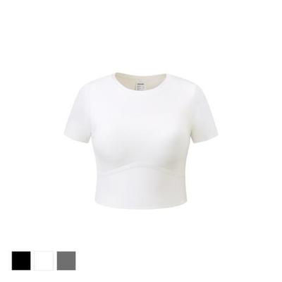 Berish Moo Brux Bra Top Круглый вырез Короткий рукав