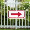 Знак стрелки светоотражающий, легко устанавливается на улице, в помещении, для указания направления, водонепроницаемый, земля