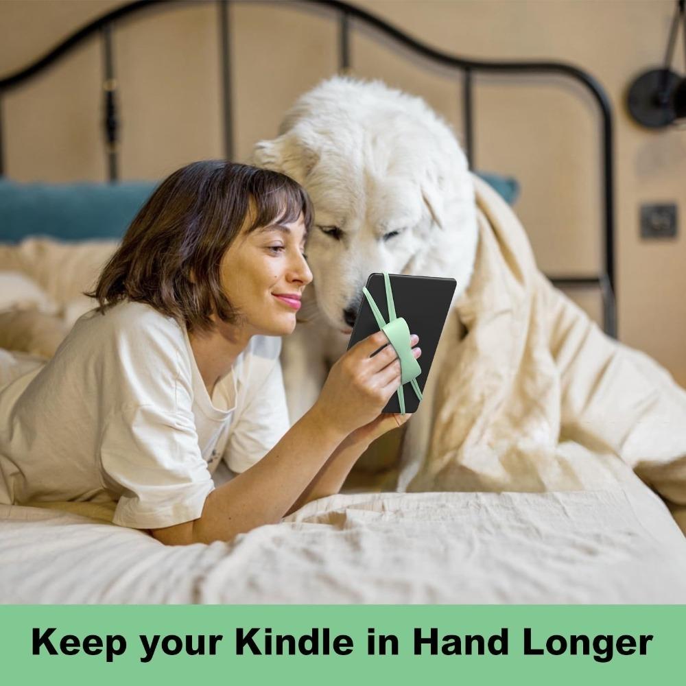 Легкий держатель с надежным захватом Силиконовые аксессуары для Kindle Новый ручной ремешок для чтения в постели