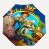 Toy Story, Woody Automatic Opening and Closing Umbrella, Compact Travel Umbrella, Lightweight and Portable, Suitable for Beach Commuting Bus