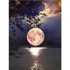 DIY Moon Scenery 5D Diamond Painting Full Round Drill Landscape Diamond Embroidery Cross Stitch Kits Mosaic Wall Art Home Decor