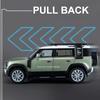 Большой 1:18 Land Rover Defender Range Rover Модель автомобиля из сплава Игрушка Металлическая литая под давлением Внедорожник Внедорожники Коллекция Звук Свет Подарки