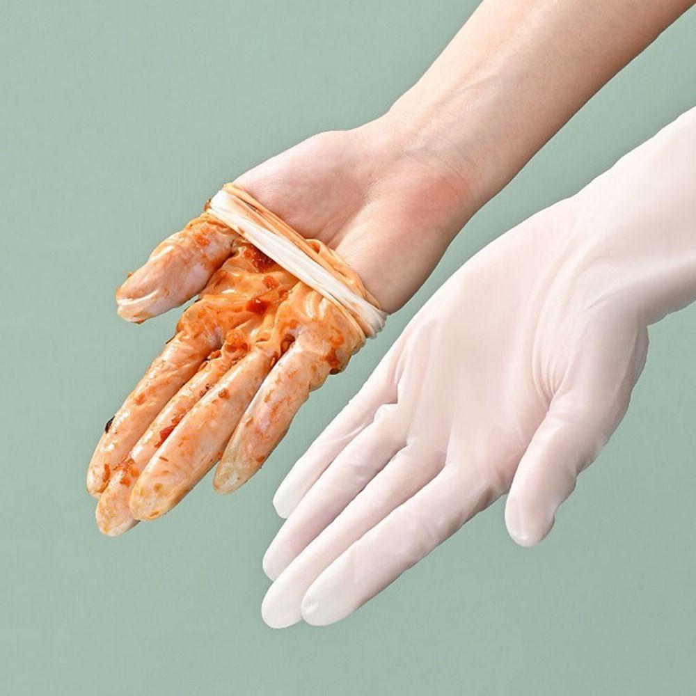 30Pcs Waterproof Disposable Cleaning Gloves Food Grade Dishwashing Gloves Gardening Work