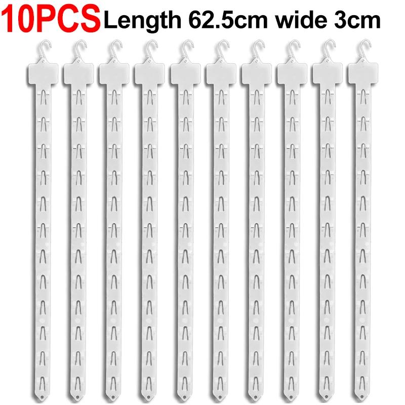 1/10 шт. Пластиковые подвесные полоски для снеков, Подвеска для выкладки снеков в магазине с крючками, Полоска-клипса для мерчандайзинга на полке супермаркета