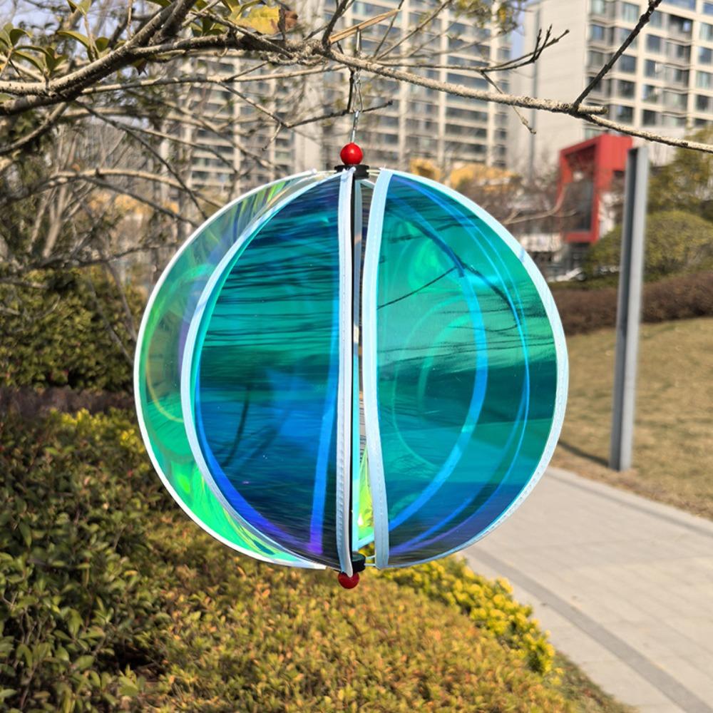 Прозрачный Материал Воздушный Шар Ветрячок Цветной Дизайн Пластиковый Материал Фонарь Воздушный Шар Ручная Работа