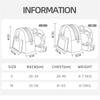 1pc Waterproof Pet Backpack for Dog Puppy Travel Bag with Harness Outdoor Carrier French Bulldog Accessories