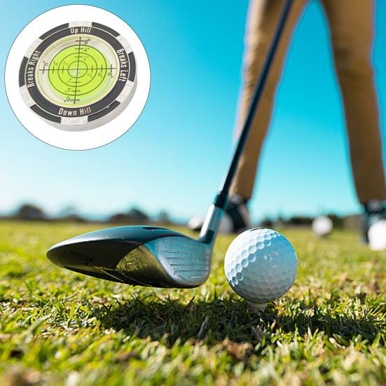 Magnetic Golf Green Reader High-Precision Compact Size Lightweight Portable Bubble Level Golf Putting