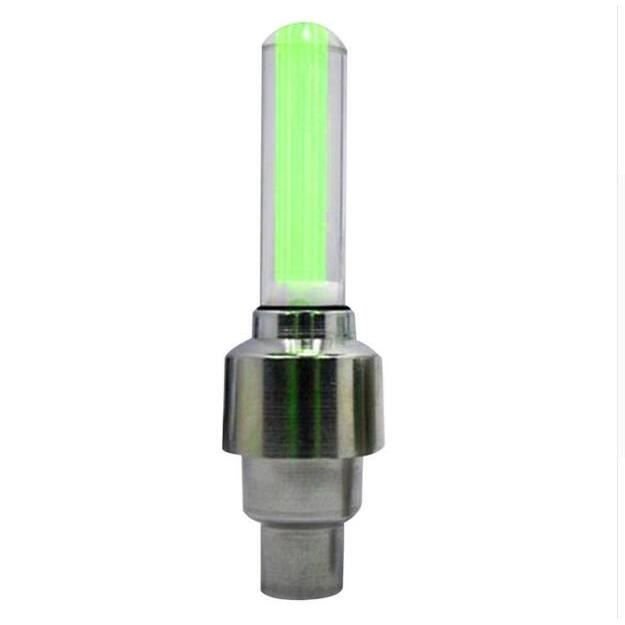 2 Pieces of Lightweight Mountain Road Bike Tire Valve Caps, LED Wheel MTB Spoke Lights, [C2A4547]