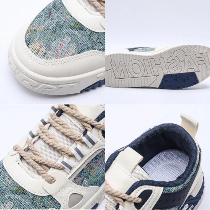 2024 Модные мужские кроссовки Универсальная мужская повседневная обувь Удобные мужские повседневные кроссовки на платформе Брендовые дизайнерские новые мужские туфли на плоской подошве