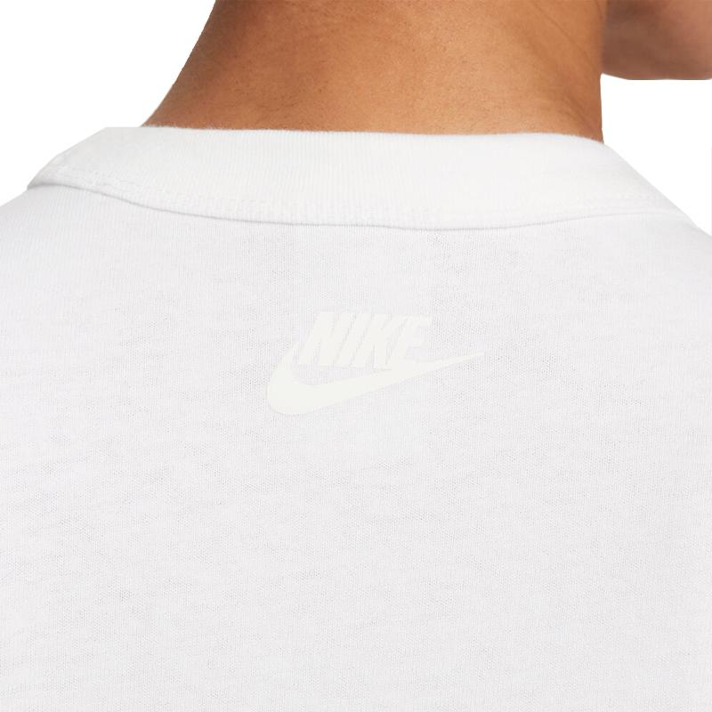 Nike Футболки Мужские Белые С Круглым Вырезом Средней Посадки IH9271-100