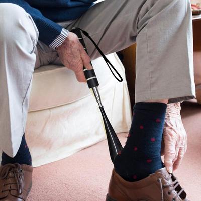 Длинная регулируемая выдвижная ложка для обуви, рожок для обуви, ложка для обуви из нержавеющей стали, ложка для обуви с длинной ручкой, прочная ложка для обуви, ложка для обуви