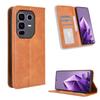 For Infinix Note 50 Pro+ 5G Leather Case Wallet Stand Retro Texture Phone Cover