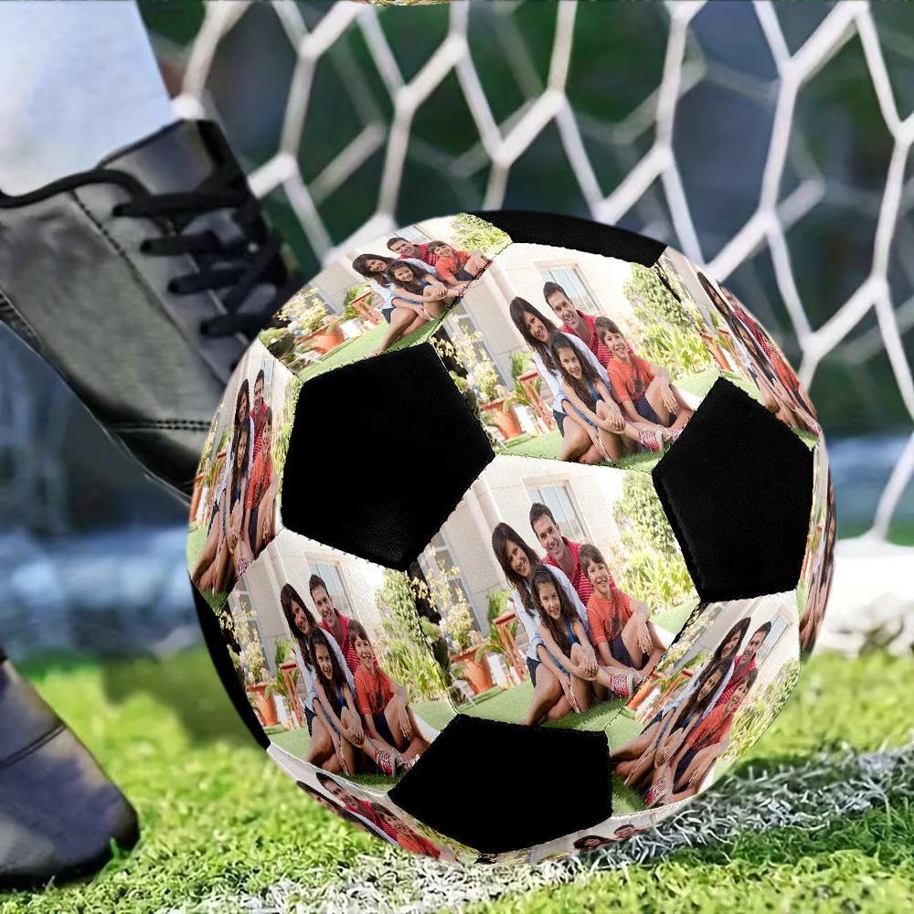 Family Outdoor Time Together. Customized picture Size 5 Soccer football Machine-Stitched Indoor/Outdoor Universal Football Personalized Printing socce
