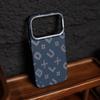 Magnetic Carbon Fiber Texture PC Phone Case IPhone 17 Pro Max With Metal Buttons Shockproof Slim Back Cover