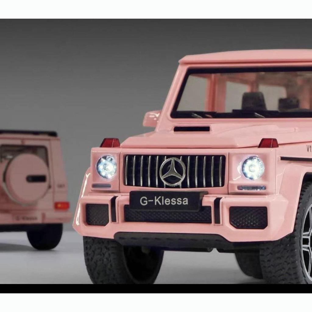 1:22 масштаба Benz G800, литая под давлением модель автомобиля из сплава, игрушечный автомобиль с откатным механизмом со светом и звуком для мальчиков и взрослых, подарок