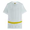 Puma Футболка мужская Sfs 2025 Africa Cup Gana Home Fan Version, удобная и универсальная, с коротким рукавом, цвет белый, с желтым животом 777192-01