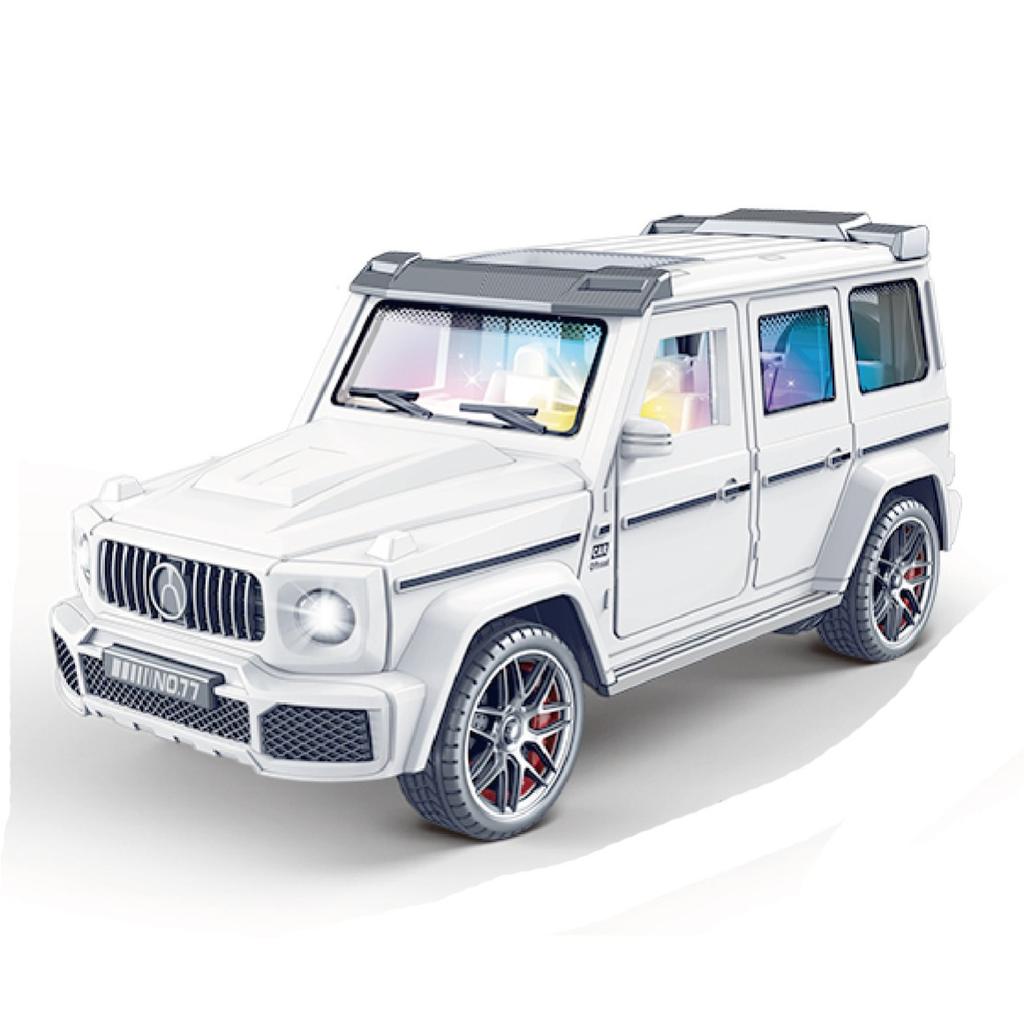 1/32 Scale Simulation BENZ G Plastic Car Toy Car Model Luminous Inertia Toy Die Casting Car Model Children Toy New Year Gift