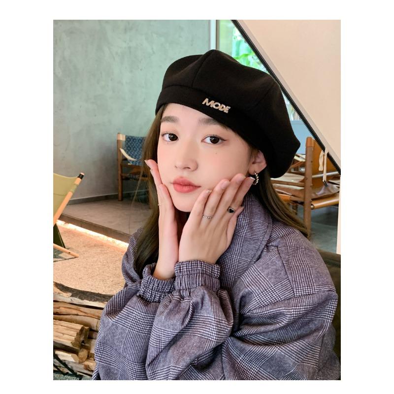 Осенне-зимняя шапка, Детская металлическая азбука, Берет, Шляпа художника