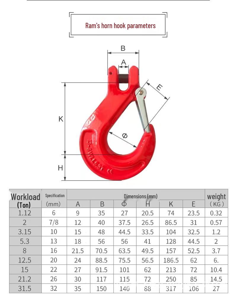 Lifting Chain Sling Set with Four Legs and Two Hooks - Grade 80 Manganese Steel Rigging