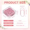 20/50/100Pcs Paper Clip 2inch Non-Skid Metal Paper Clamp Clips Large for Office Supplies Craft Scrapbook Document Note Sorting