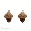 2 шт. шишка желудь кулон свитер цепь креативный орех ожерелье серьги DIY бусины аксессуар сумка