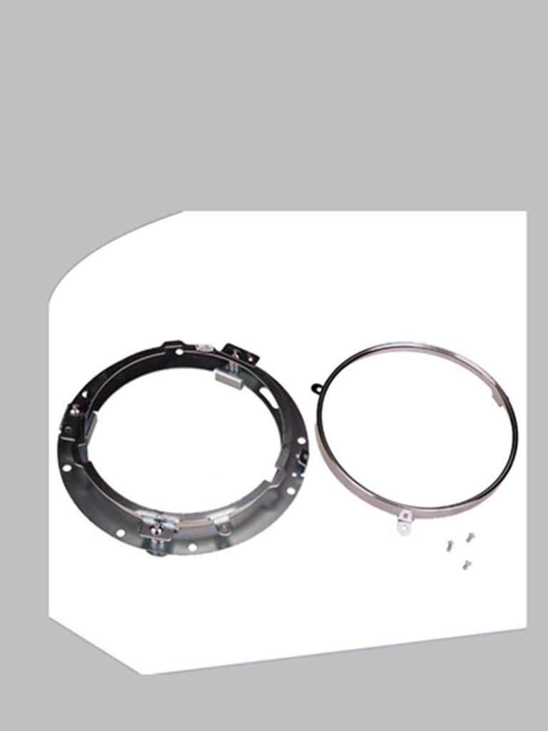 7-дюймовый кронштейн фары Harley-Davidson из нержавеющей стали, ударопрочный