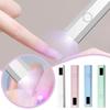 Single Finger Nail Phototherapy Lamp Portable Mini Nail Dryers Nail Drying Lamp  False Nail