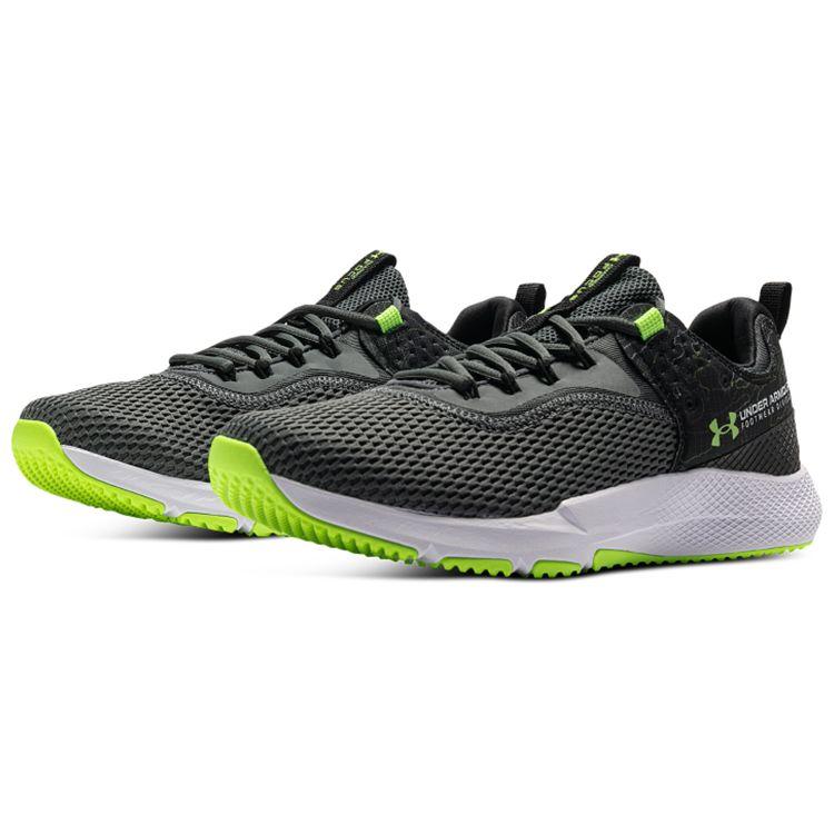 Under Armour Charged Focus Print - Мужские кроссовки Pitch Grey черные 3025100-100
