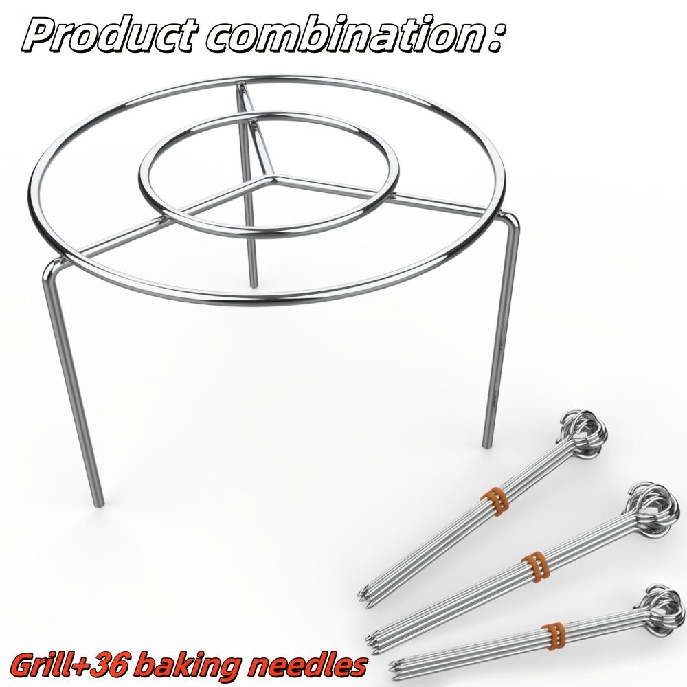 1 набор из нержавеющей стали для гриля и шампуров, 12/24/36/48 игл, набор для барбекю, фритюрница, духовка, гриль, шампуры, кухонные принадлежности