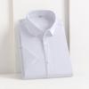 Men's Summer 100% Cotton T-shirt Solid Turn Down Collar Top Business Professional Short Sleeve Shirt