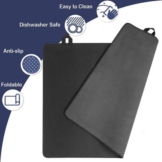 1 Set Cooktop Protector Mat Smooth Surface Household Supplies Easy To Clean Induction Cooktop Protector Mat Practical Anti-scratch