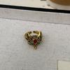Fox Ring Vintage Style Adjustable Opening Ring Rhinestone Decor Polished Adult Party