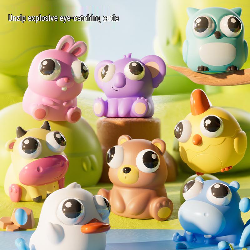 Press Pop Eyes Squeeze Toy - Cute & Fun Stress Reliever for Kids