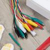 10 Pieces &5 Colors Test Lead Set & Alligator Clips,19.7 inches Electrical DIY Test Leads Alligator Double-ended Crocodile Clips