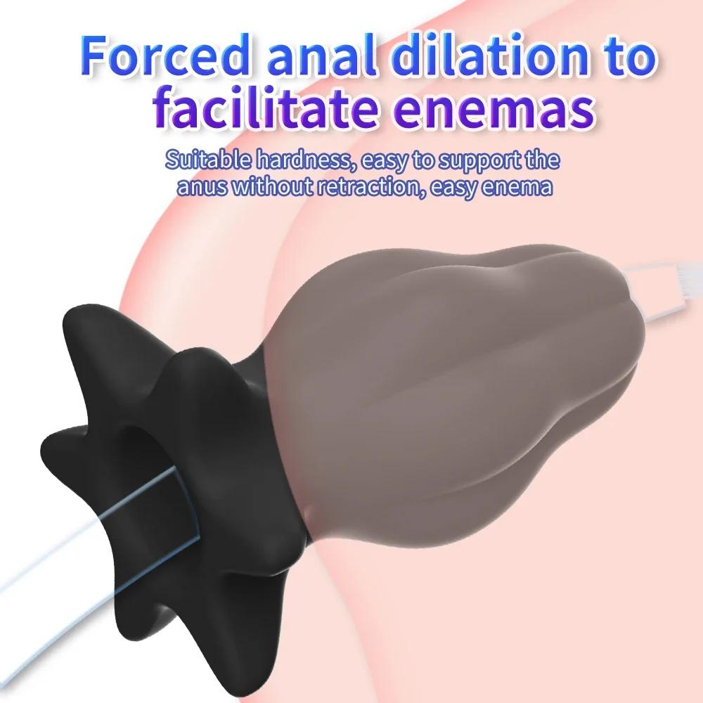 Silicone Anal Plug 3 Sizes Removable Butt Plug Stimulation Anus Masturbator G Spot Massage Dildo Sex Toys for Man Women