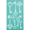 Repositionable Adhesive Stencil Keys 11.5 X 20.5 Cm