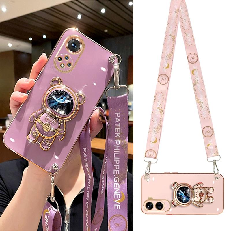 Чехол-подставка Honor50 Crossbody Lanyard для Huawei Honor 50 Pro 50pro 70 90 Lite 70pro Nova9, силиконовый чехол-подставка Nova 9 11 Se 10