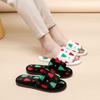 Christmas Tree Slippers, Hairy Slippers, Women's Outdoor Wear, Winter New Style, Plush Air Conditioning Room, Lazy One Line Cotton Slippers