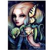 Полный 5D Diy Алмазная картина Мультфильм Девушка Мозаика Вышивка Крестом Домашний Декор Ручной Подарок
