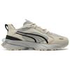 Puma Pwrframe Op-1 Fabric Handcraft Comfortable Sports Low-Top Lifestyle Shoes Unisex Sneaker Off-White Gray 383709-01