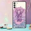 Cute Elephant Cartoon Phone Case For Samsung Galaxy S24 Ultra S20 S21 S22 S23 S25 Ultra S9 S10 Plus S24 FE Cover