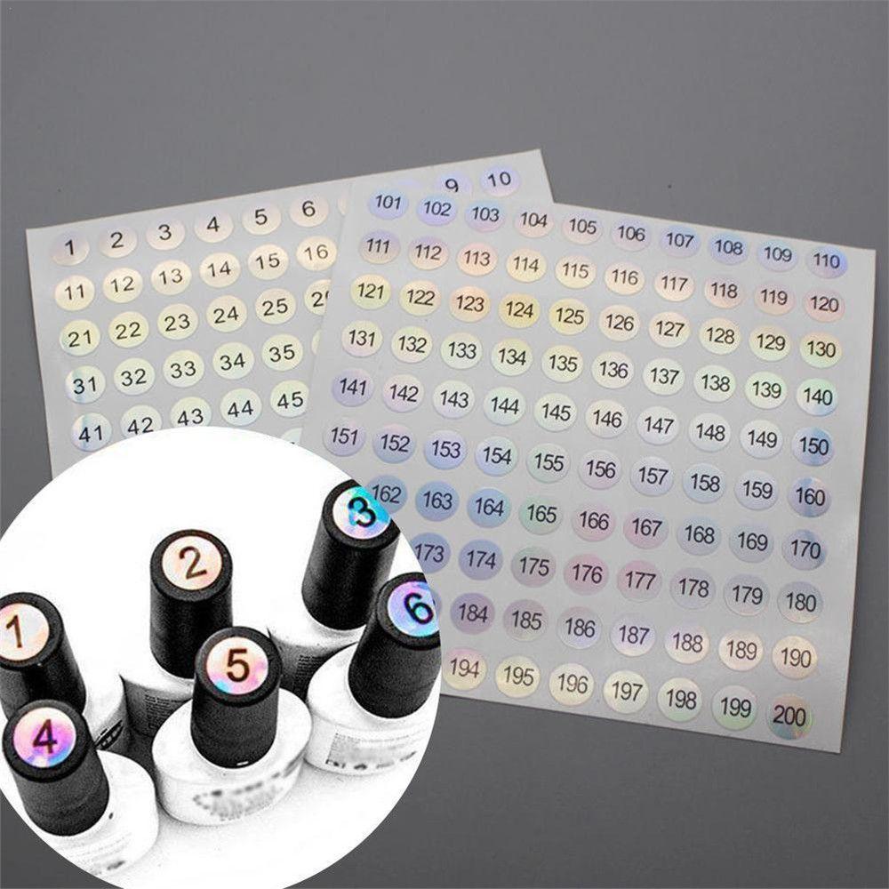Box Paper Package Label Distinguish Self Adhesive Waterproof Digital Label Tags Number Stickers