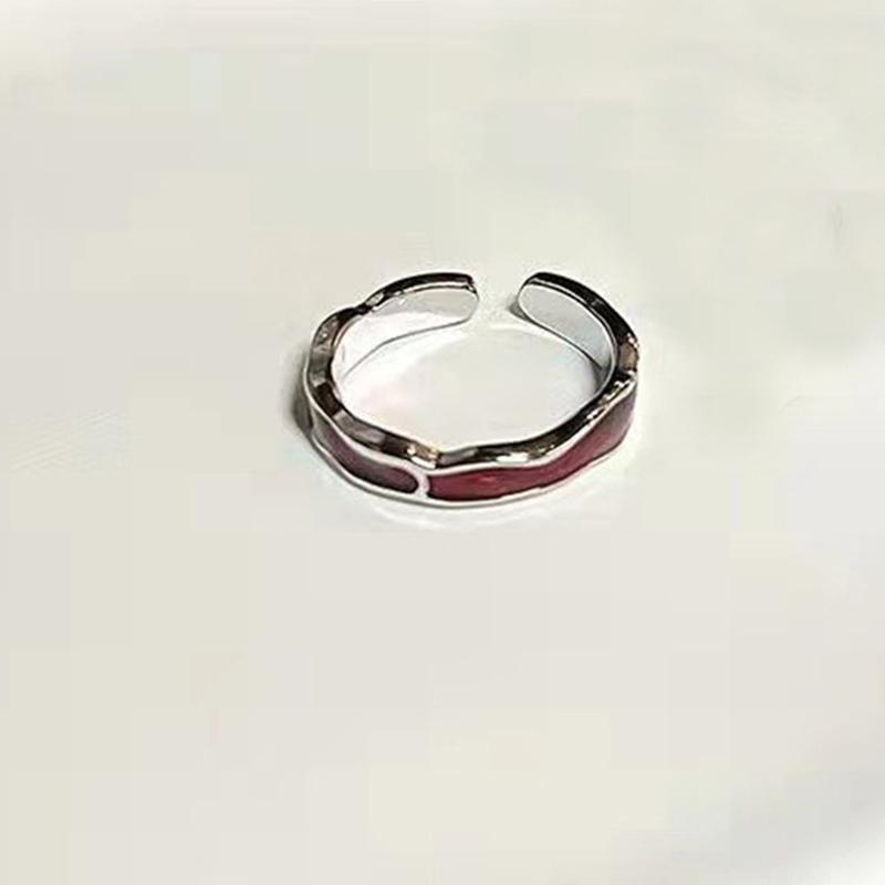 1 шт. ювелирные изделия Хэллоуин ювелирные изделия нерегулярные бабочки эстетическое кольцо готическое регулируемое отверстие красные кольца унисекс панк креатив