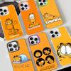 Cartoon G-Garfield Cat Phone Case for iPhone 17 16 15 14 13 Pro 12 11 Pro Max PLUS Color Back Cover