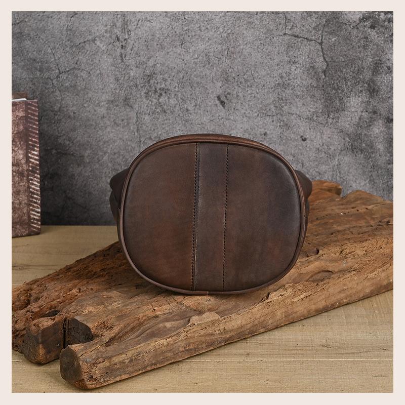 Женская сумка из натуральной коровьей кожи в стиле ретро, ​​сумки на плечо большой емкости из натуральной кожи для отдыха