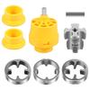 Punching Internal Thread Opener Plastic Electric Hole Opener PVC Pipe Threader Kit  Hand Tool